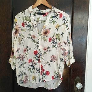 Zara Women’s Floral Blouse